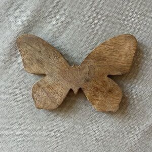 Natural Wood Butterfly Wall Decor